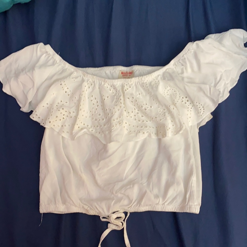White Crop Top